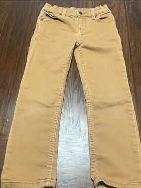 wonder nation Camel/Tan Corduroy Straight-Leg Kids Pants